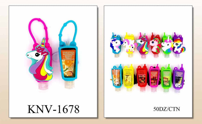 Accessories- Unicorn Hand Sanitizer KNV-1678 (12pc pack)