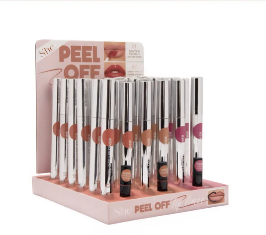 Lips-She Makeup Peel Off Lip Liner LL1072 ($1.16 each, 36pc display)