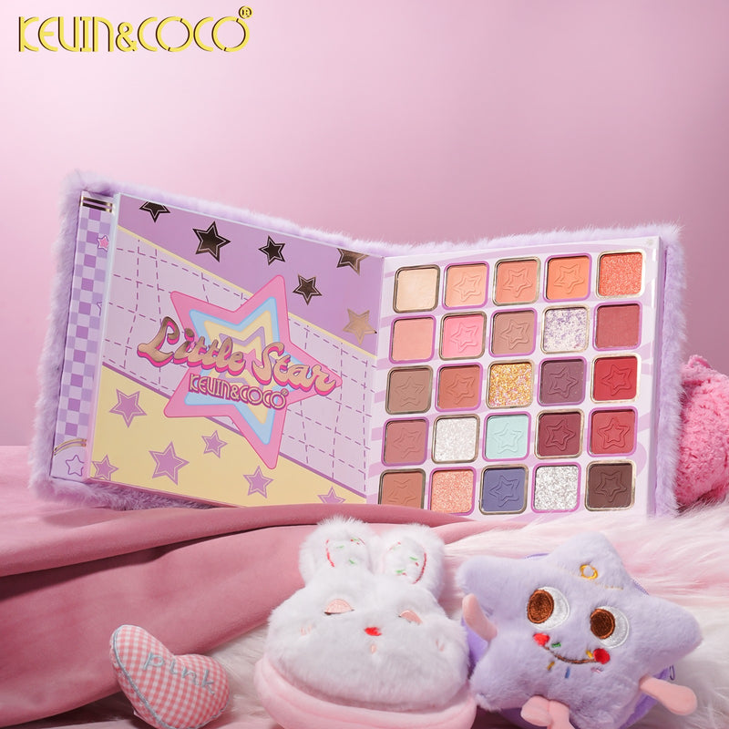 Load image into Gallery viewer, Eyes-Kevin&amp;Coco Plush Star 64 Colors Eyeshadow Palette KC1634 ($9 each, 6pc bundle)
