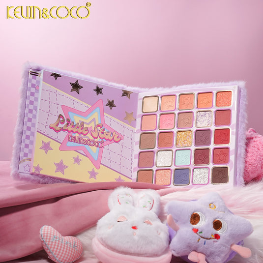 Eyes-Kevin&Coco Plush Star 64 Colors Eyeshadow Palette KC1634 ($9 each, 6pc bundle)