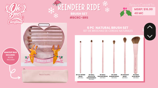 Lips-Beauty Creations OH Deer Brush Set