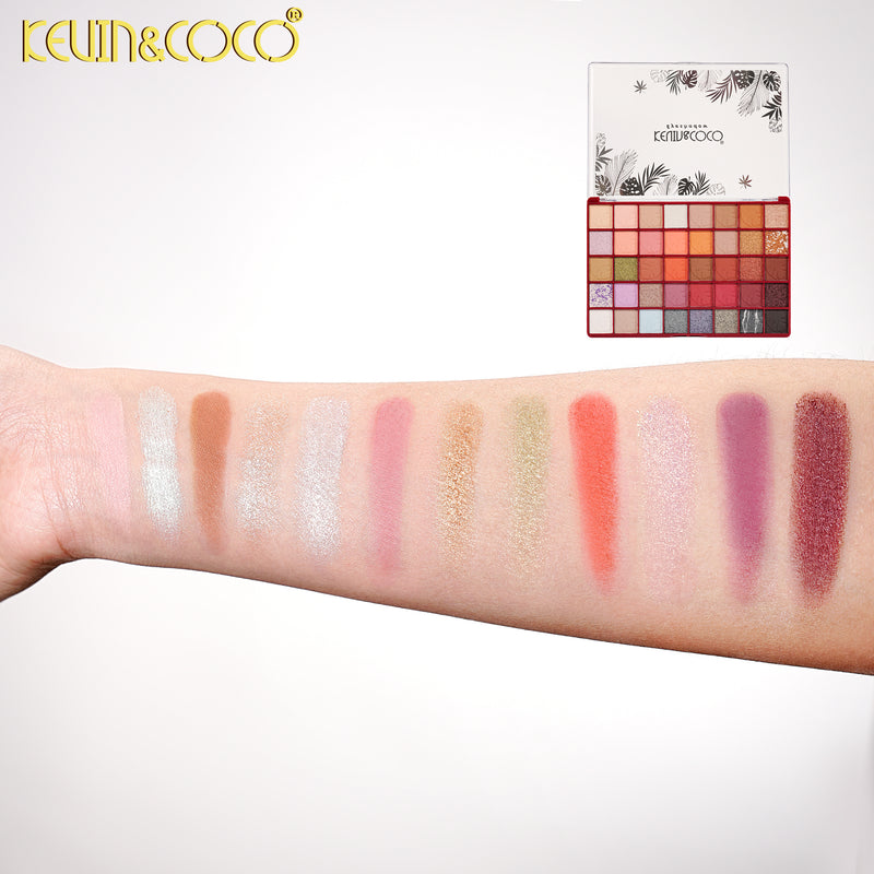 Load image into Gallery viewer, Eyes-Kevin&amp;Coco Golden Leafs Eyeshadow Palette KC1382 ($4 each, 12pc display)
