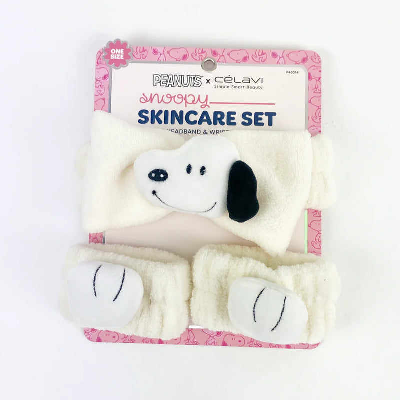 Load image into Gallery viewer, Skincare-Celavi x Peanuts White Spa Headband With Wristbands P46014 ($5 each, 4pc bundle)
