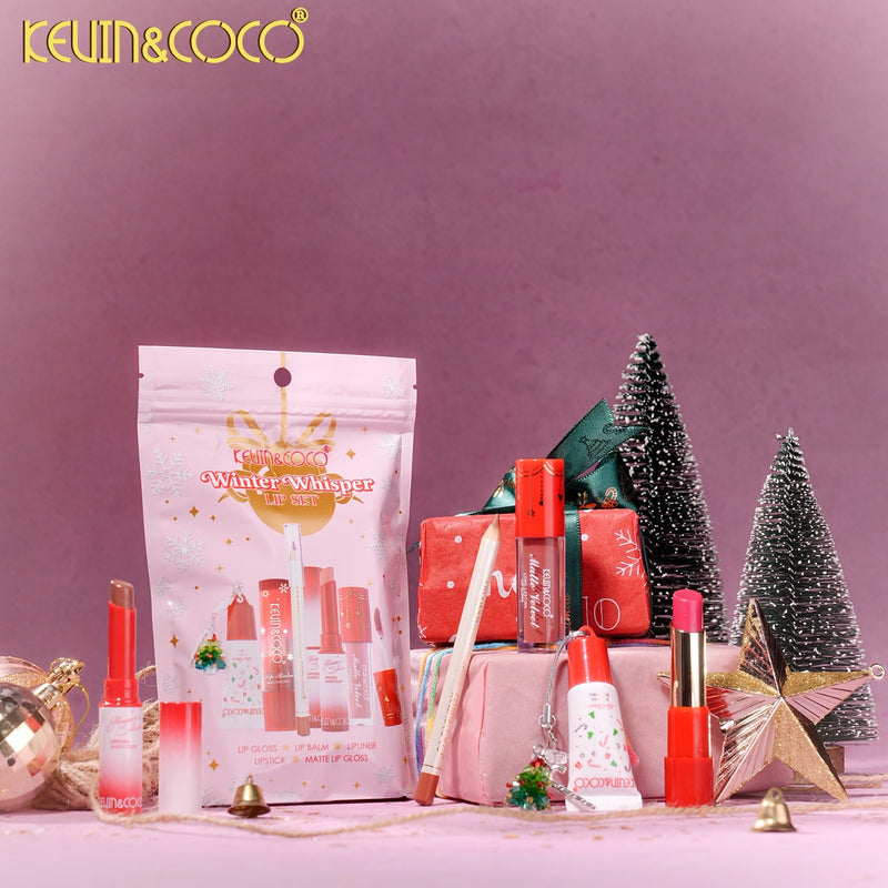 Load image into Gallery viewer, Face-Kevin&amp;Coco Winter Whisper Lip Set KC1957 ($4.50 each, 6pc bundle)
