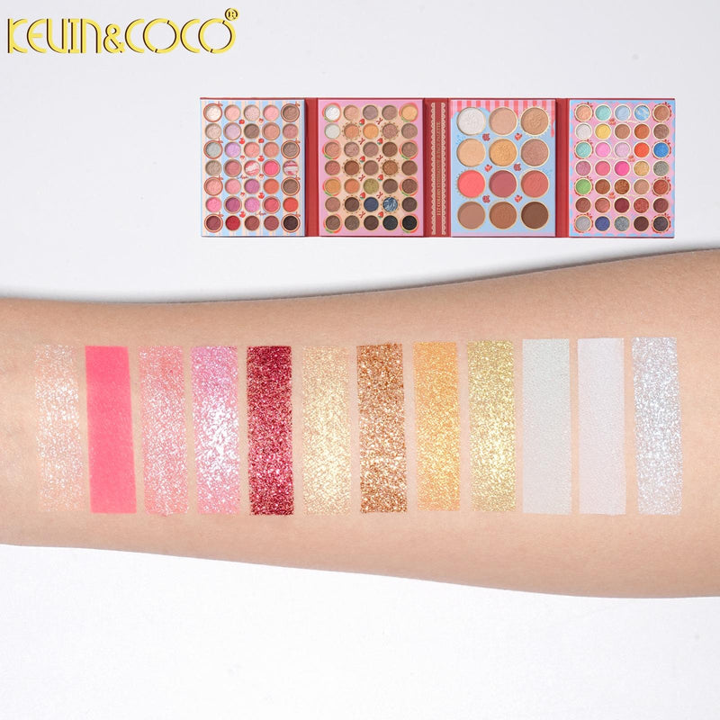 Load image into Gallery viewer, Face-Kevin&amp;Coco Cherry Vibes Eyeshadow Palette KC1908 ($8.50 each, 3pc bundle)
