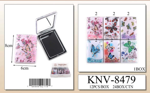Novelties-Butterfly Cosmetic Compact Mirror KNV-8479