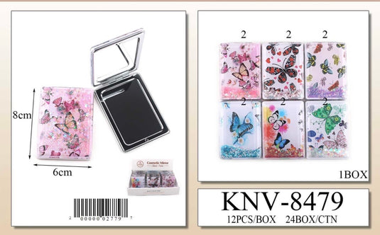Novelties-Butterfly Cosmetic Compact Mirror KNV-8479