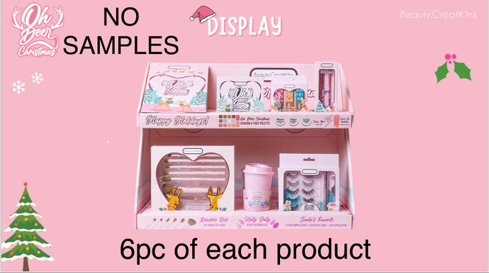 Face-Beauty Creations Christmas Display (36pcs, NO SAMPLES)