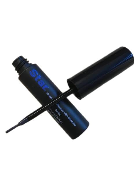 Load image into Gallery viewer, Eyelashes-Star Glue Brush On Eyelash Glue (Dark) ZG-004 ($2.08 each, 12pc box)
