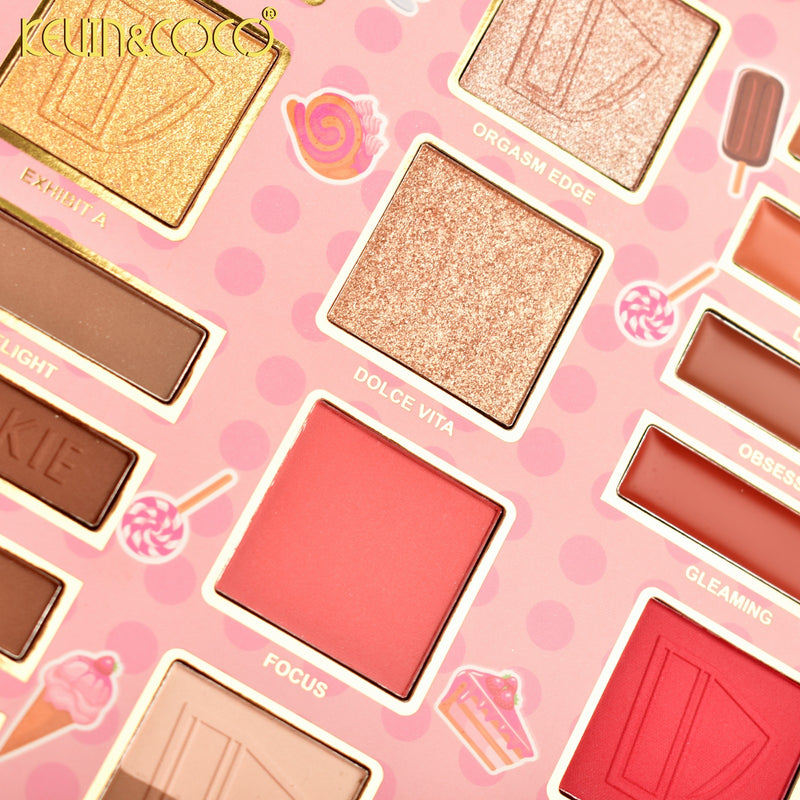 Load image into Gallery viewer, Eyes-Kevin&amp;Coco Cookie Eyeshadow Palette KC1290 ($6 each, 6pc display)
