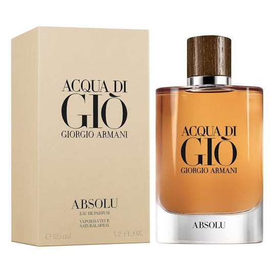 Perfumes- Acqua Di Gio Absolu By Giorgio Armani Eau De Parfum 4.2oz/125ml