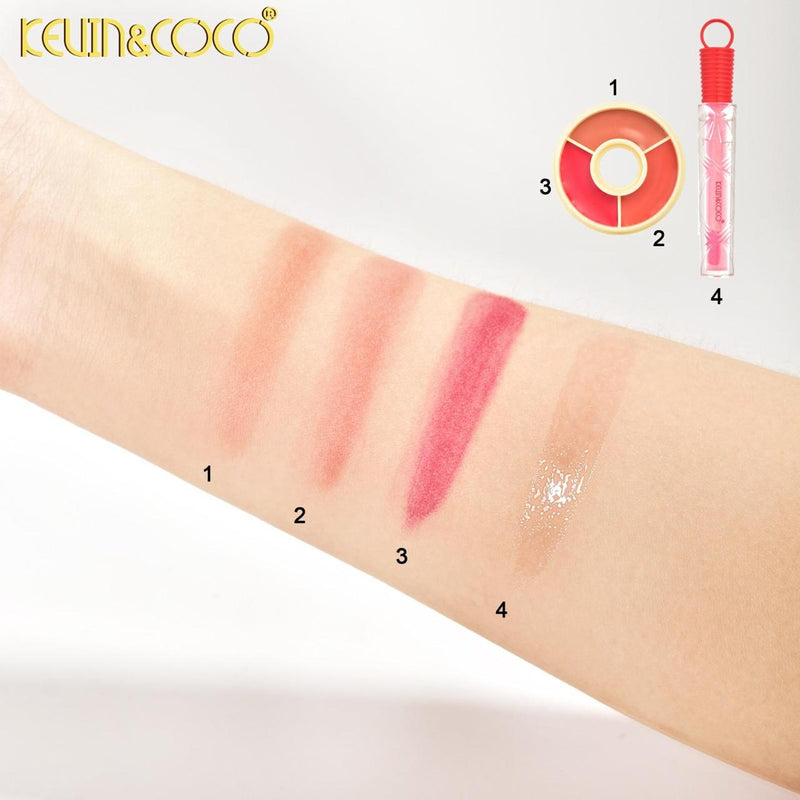 Load image into Gallery viewer, Lips-Kevin&amp;Coco Christmas Lip Balm &amp; Lip Oil Gift Set KC1149 ($2.75 each, 6pc display)
