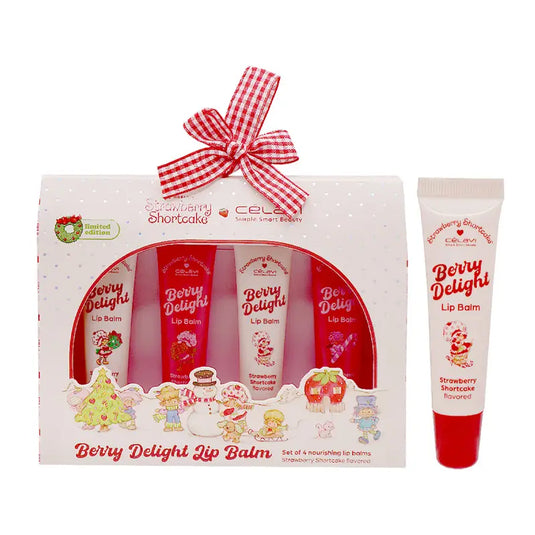 Lips-Celavi Strawberry Shortcake Berry Delight Lip Balm Set SS60139H ($4 each, 4pc bundle)