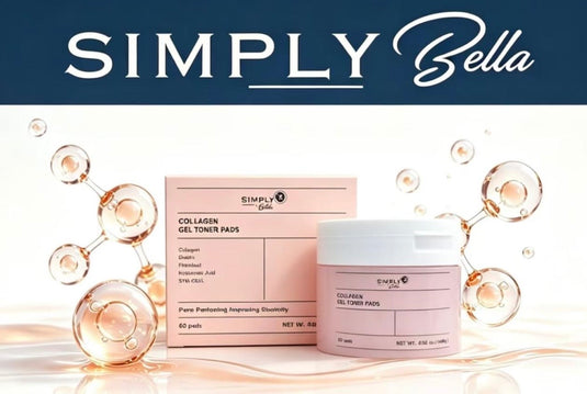 Skincare-Simply Bella Collagen Gel Toner Pads SIB1059 ($4.50 each, 4pc Bundle)