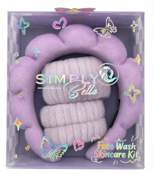 Accessories-Simply Bella Spa Headband and Wristband Set STB0010 ($1.75 each, 12pc Bundle)