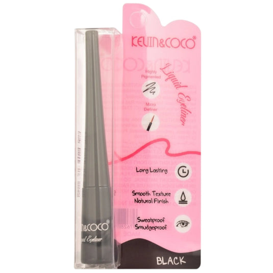 Eyes-Kevin&Coco Black Liquid Eyeliner KC1072 ($1 each, 24pc display)