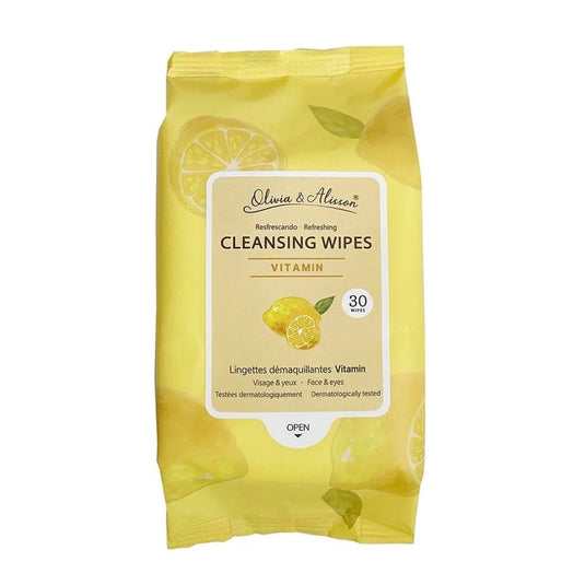 Skincare-She Makeup Vitamin Cleansing Wipes MIT011 ($1.08 each, 6pc Bundle)