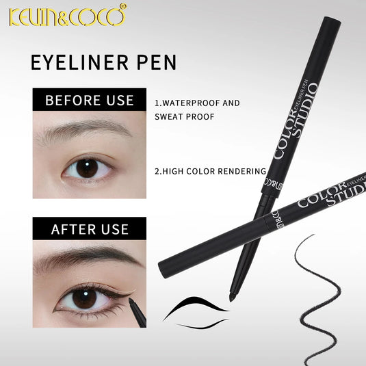 Eyes-Kevin&Coco High Pigment Color Studio Eyeliner Pen KC1619 ($1 each, 36pc Display)