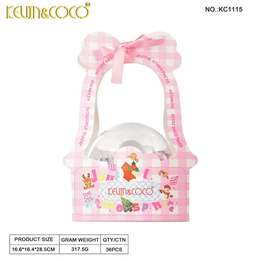 Novelties-Kevin&Coco Christmas Basket Joyful Atmosphere KC1115 ($7 each, 4pc bundle)