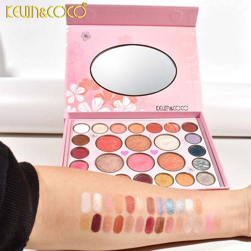 Load image into Gallery viewer, Eyes-Kevin&amp;Coco Floral 61 Colors Eyeshadow Palette KC9004 ($6 each, 4pc bundle)
