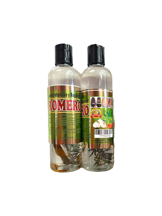 Hair- Aceite Intensivo y Reparador Romero 10oz (4pc bundle, $4.50 each)