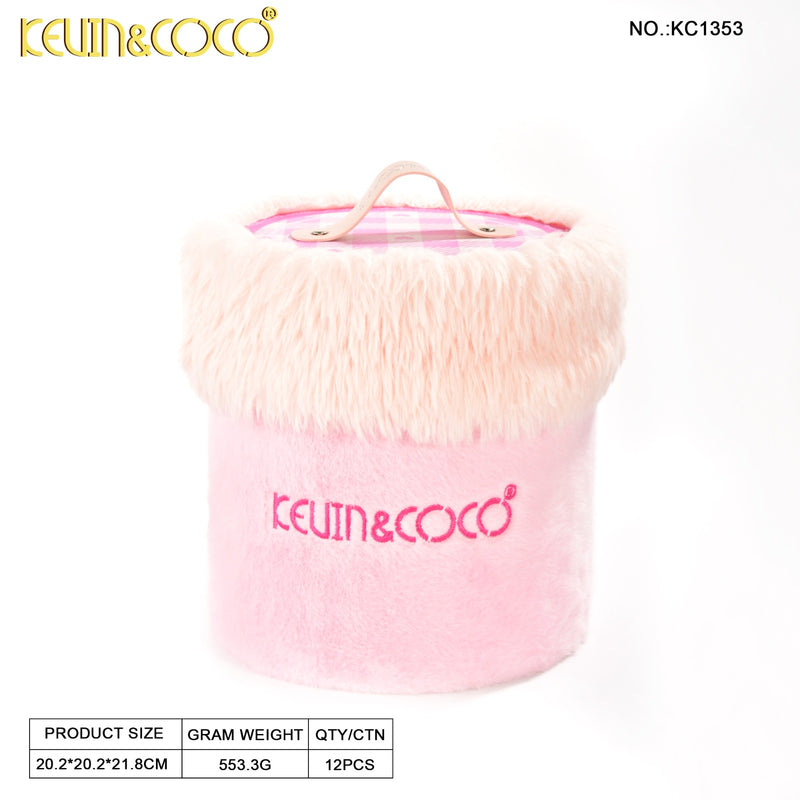Load image into Gallery viewer, Novelties-Kevin&amp;Coco Soft Plush Bucket KC1353 ($6.75 each, 4pc bundle)

