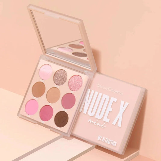 Eyes- Beauty Creations Nude X Mini Eyeshadow Palette Display NXMSP (18pc Display + 3 Free Tester )