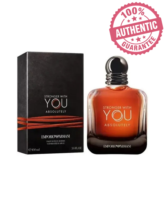 Perfumes- Stronger With You Absolutely By Giorgio Armani Parfum 3.4oz/100ml  -100% Authentic