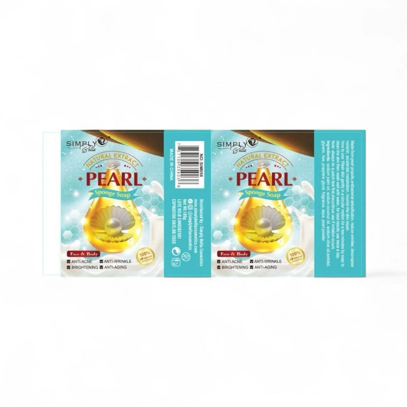 Load image into Gallery viewer, Skincare-Simply Bella Neutral Extract Pearl Sponge Soap SIM058 ($2 each, 12pc display)
