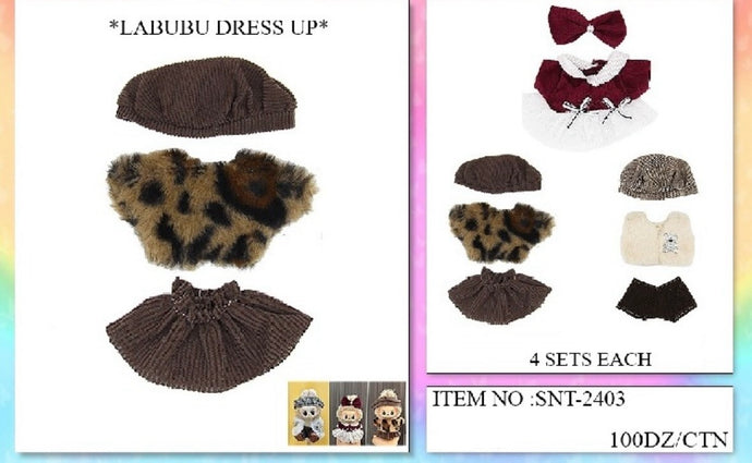 Novelties-Toy Clothes SNT-2403 (12pc pack)