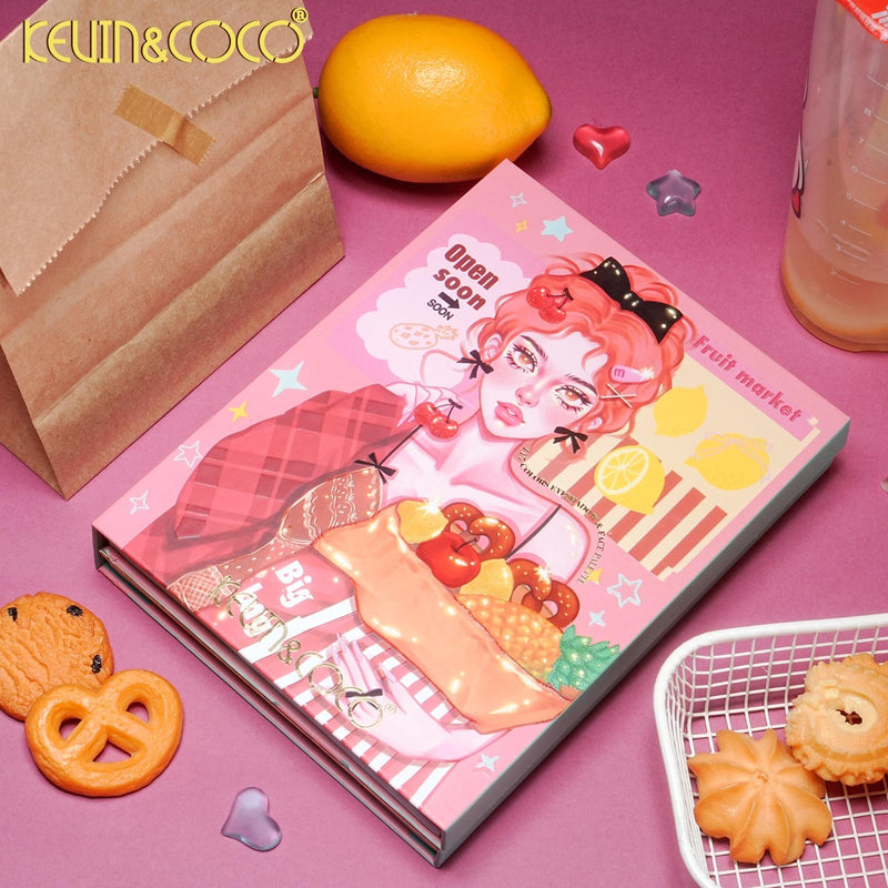 Load image into Gallery viewer, Face-Kevin&amp;Coco Cherry Vibes Eyeshadow Palette KC1908 ($8.50 each, 3pc bundle)
