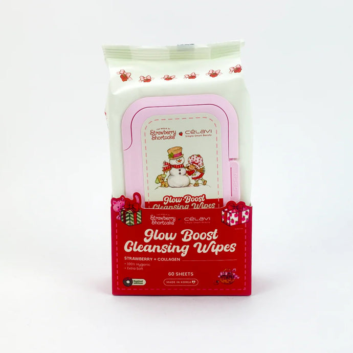 Skincare-Celavi Strawberry Shortcake Holiday Make Up Remover 60ct SS70214H ($3.25 each, 4pcs bundle)