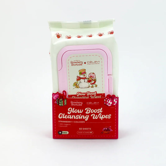 Skincare-Celavi Strawberry Shortcake Holiday Make Up Remover 60ct SS70214H ($3.25 each, 4pcs bundle)