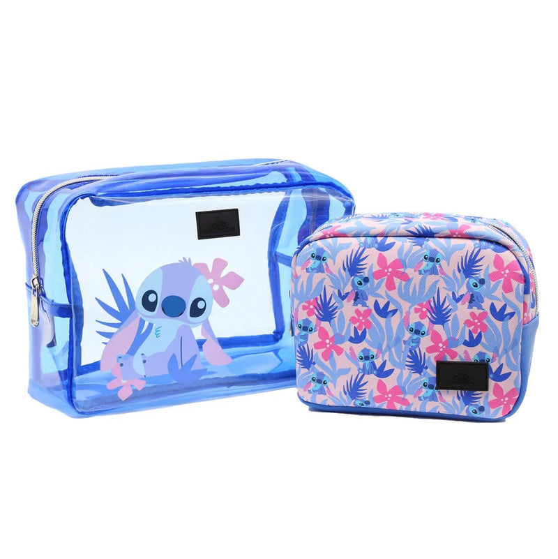 Load image into Gallery viewer, Novelties- Impressions 2 in 1 Stitch Blue Cosmetic Bag DISSTICLU-BLUE (3pc bundle, $12.50 each)
