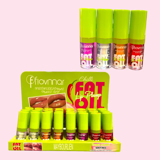 Lips- Chili Fat Lip Oil Lip Plump XH-8003 (24pc display)