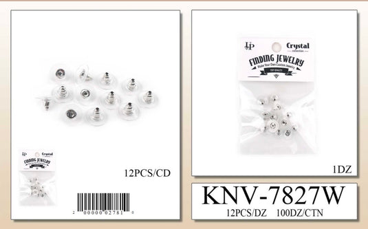 Jewelry-Silver Earring Back Replacement DKNV-7827G