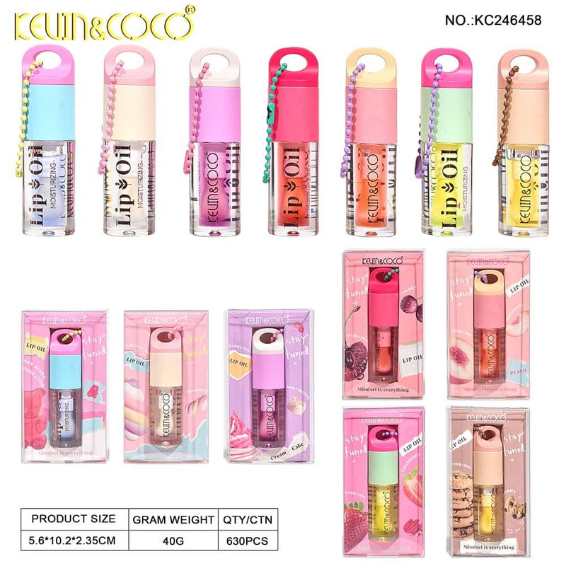 Load image into Gallery viewer, Lips-Kevin&amp;Coco Stay Tuned Lip Oil KC246458 ($1.19 each, 21pcs display)
