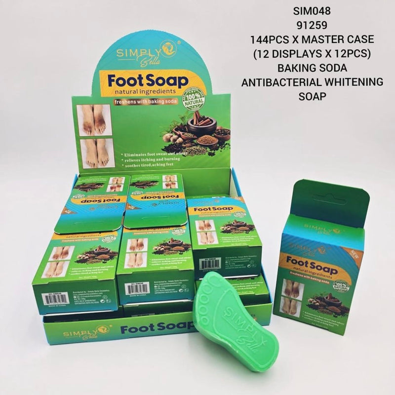 Load image into Gallery viewer, Skincare-Simply Bella Foot Whitening Soap SIM048 ($1.75 each, 12pcs display)

