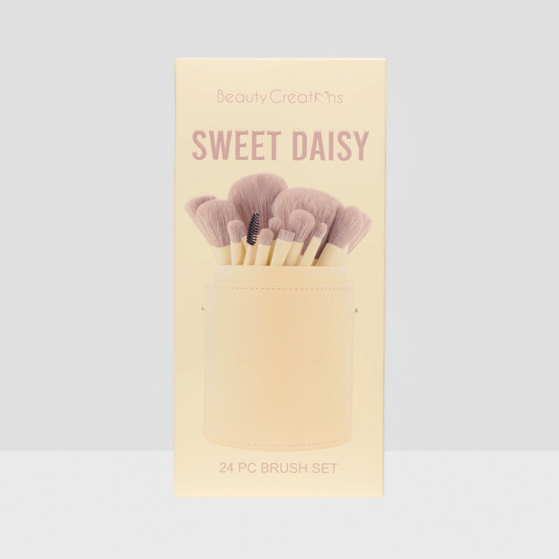 Load image into Gallery viewer, Brushes-Beauty Creations Sweet Daisy 24pc Brush Set BS-SD ($16.50 Each, 4pc bundle)
