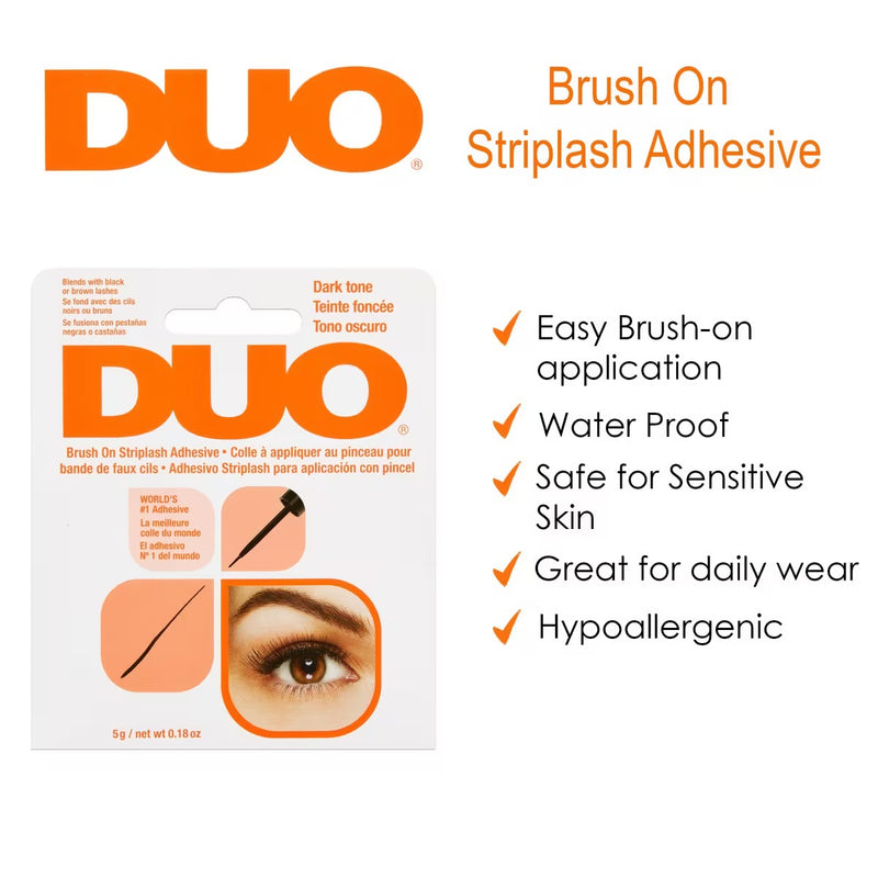 Load image into Gallery viewer, Duo brush on lash glue- Dark Tone (6pc pack) Orange 56896
