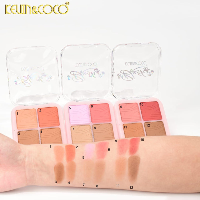 Load image into Gallery viewer, Face-Kevin&amp;Coco Mermaid Blush&amp;Contour Palette KC248872 ($1.50 each, 12pc display)
