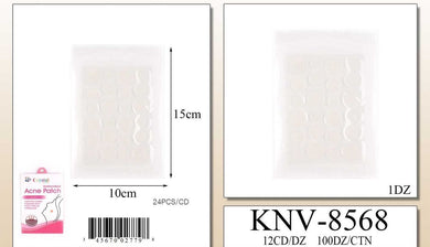 Skincare- Clear Acne Patches KNV-8568 (12pc pack)