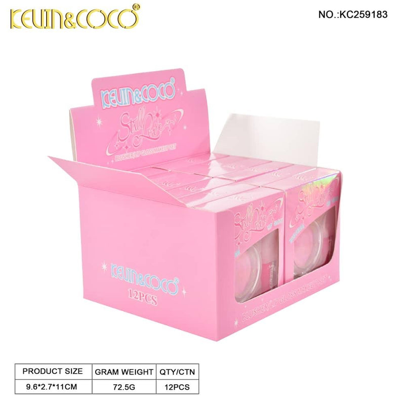 Load image into Gallery viewer, Lips-Kevin&amp;Coco Still Lover Blush &amp; Gloss Set KC259183 ($2.25 each, 12pc display)
