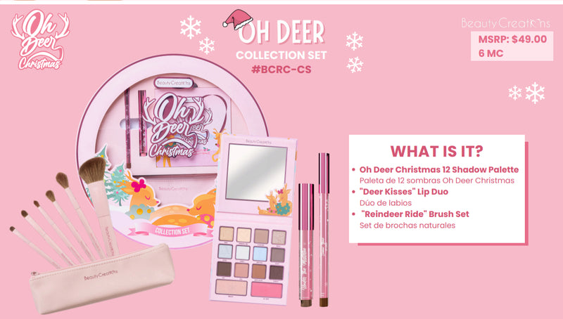 Load image into Gallery viewer, Face-Beauty Creations Oh Deer Christmas Collection PR Set #BCRC-CS (2pc Bulk, $26)

