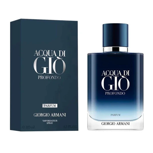 Perfumes- Acqua Di Gio Profondo By Giorgio Armani Parfum 3.4oz/100ml