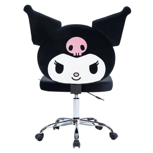 Impressions Kuromi Face Swivel Vanity Chair IVFC-KU231-BLK  (1pc)