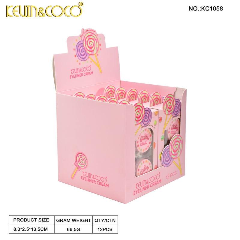Load image into Gallery viewer, Eyes-Kevin&amp;Coco Candy Glow Eyeliner KC1058 ($2 each, 12pc display)
