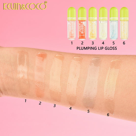 Lips-Kevin&Coco Jucy Bubble  Plumping Lip Gloss KC1426 ($1 each, 36pc display)