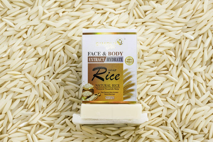 Skincare- Simply Bella Rice Soap SIM003 (12pc box, $1.75 each)