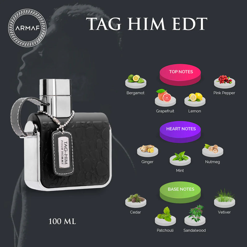 Load image into Gallery viewer, Perfumes- Tag Him by Armaf Eau De Parfum 3.4oz/100ml
